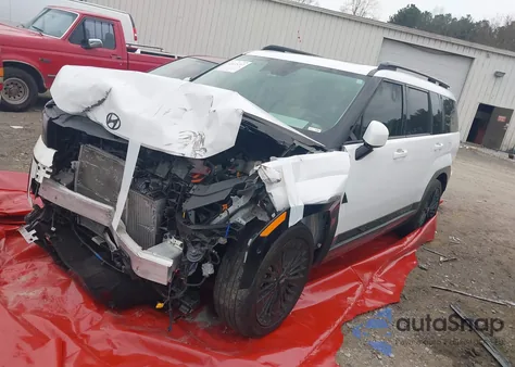 2024 Hyundai Santa Fe Hybrid Calligraphy из США, поврежденный, VIN 5NMP54G17RH017154